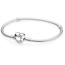 Pandora Bracelet Life Moments 590719 Silver Heart Bracelet Woman