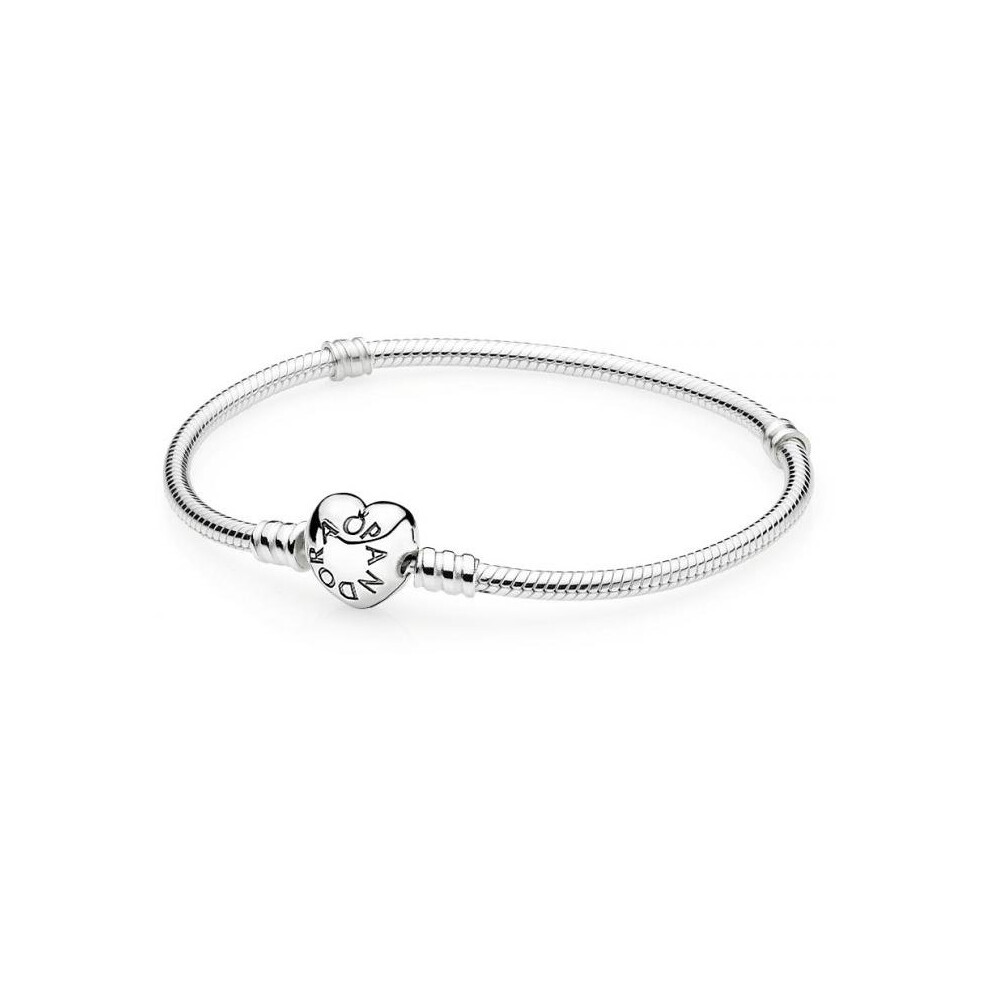 Pandora Bracelet Life Moments 590719 Silver Heart Bracelet Woman