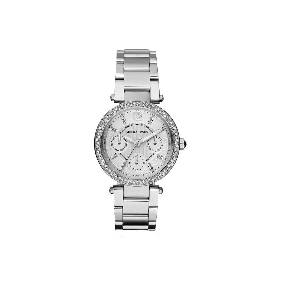 MK5615 Michael Kors Parker Steel Watch Female Argentae-image-OPC-PDWXZN-NEW