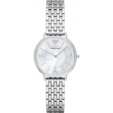 Emporio Armani AR2507 Women's Analog Steel Watch - Silver/White Dial, 32mm, Quartz, 30m Water Resistant