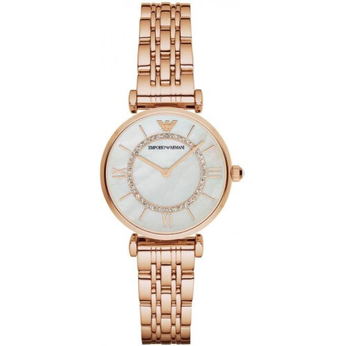 Armani Emporio Armani AR1909 Ρολόι Rosée Round Γυναικείο