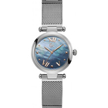 Montre - GC - Y31001L7 - Acier inoxydable - Bracelet maille milanaise - Cadran bleu marin