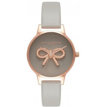 Montre - OLIVIA BURTON - OB16VB04 - Cuir Gris - Analogique - Résistante à l'eau 10m