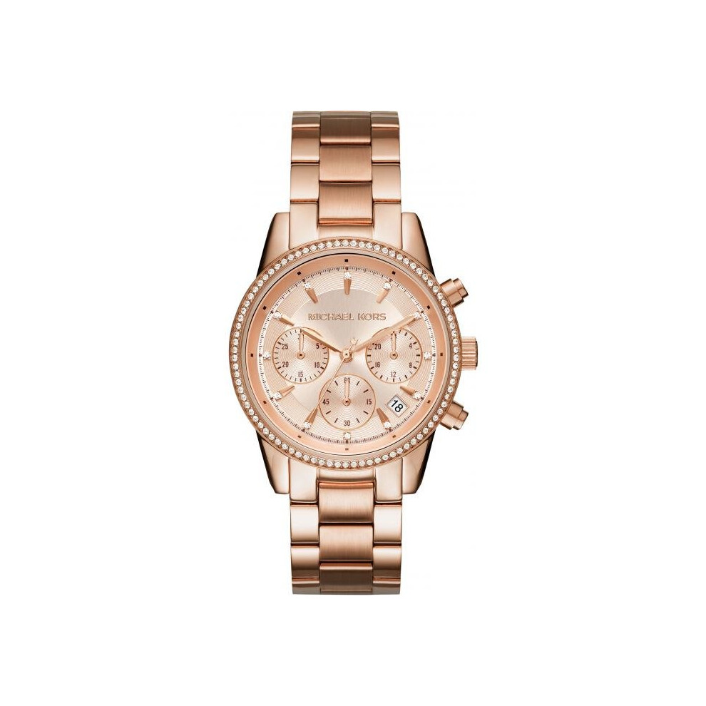 MK6357 Michael Kors Ritz Watch Steel Gold Woman