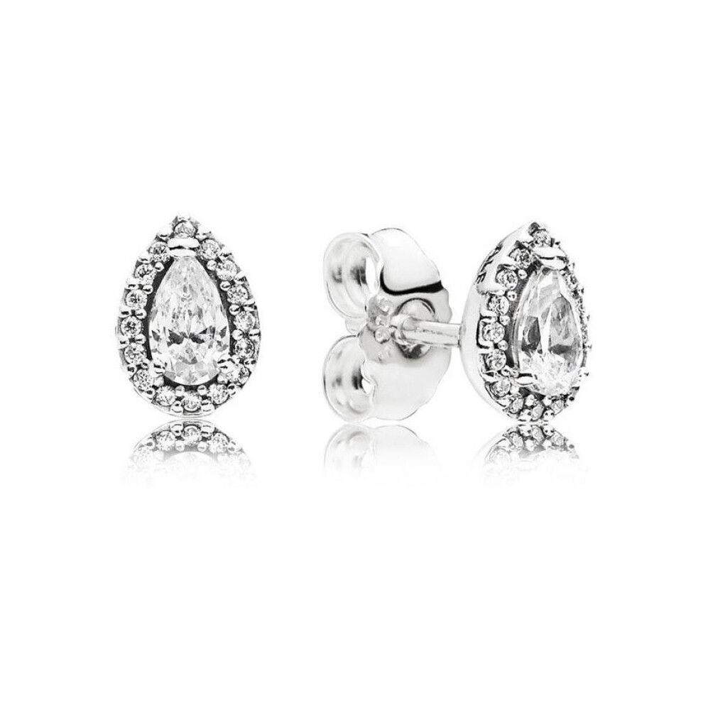 Pandora Earrings 296252CZ Droplets Earrings GÃOMAtric Woman