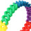 TRIXES Rainbow Braided Bracelet 5
