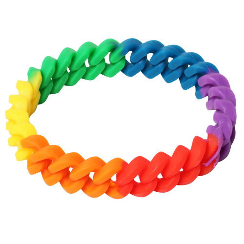 TRIXES Rainbow Braided Bracelet 1