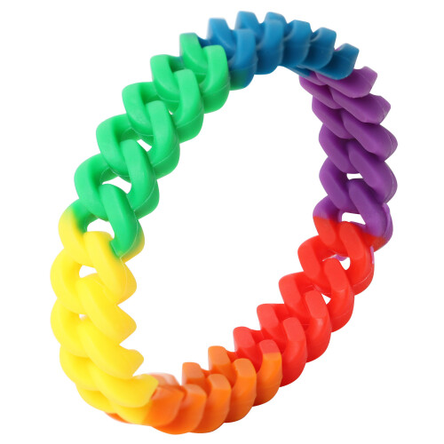 TRIXES Rainbow Braided Bracelet 2
