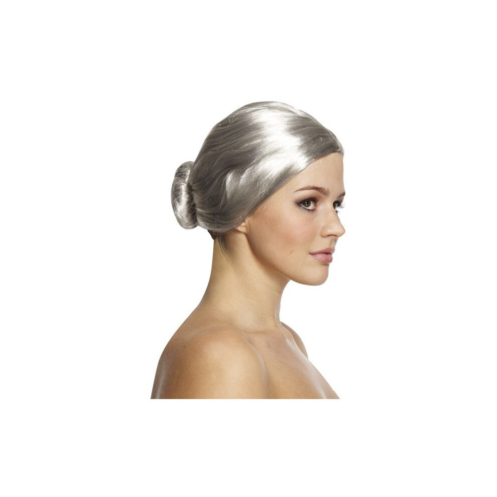 Henbrandt Unisex Grey Old Granny Wig