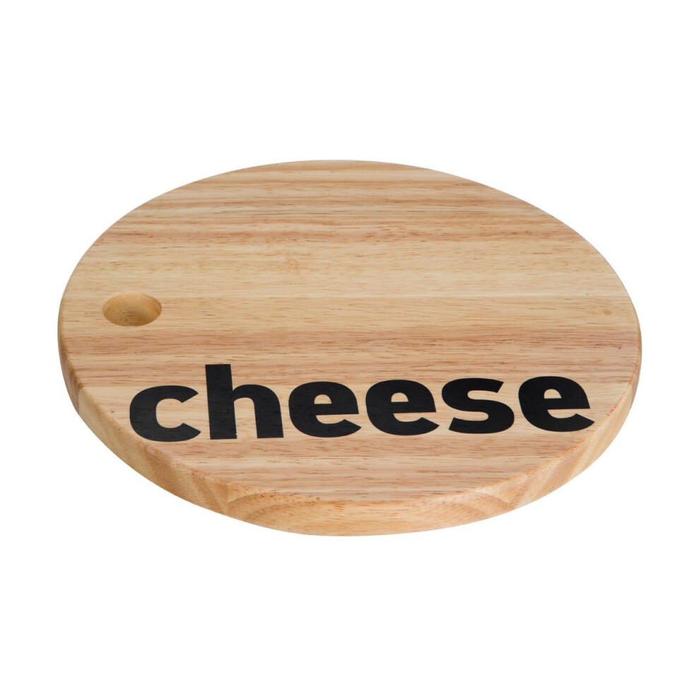 Mono Cheese Board, Eco-Friendly Rubberwood