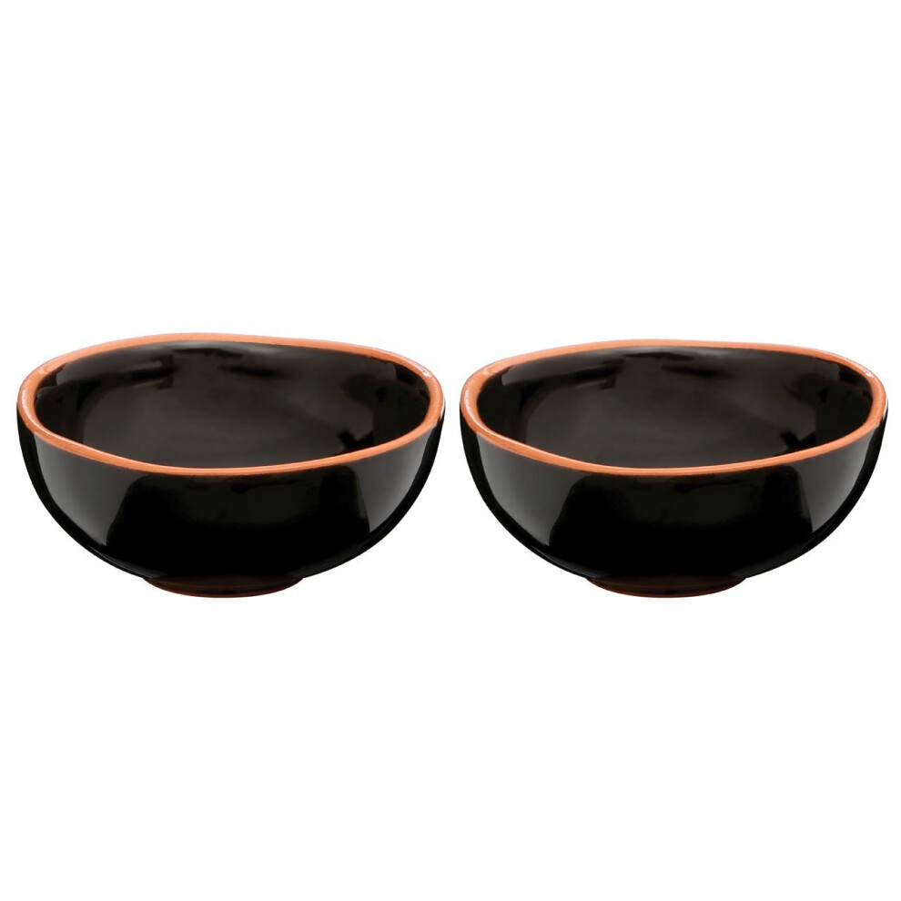 Set Of Two Calisto Glazed Mini Bowls