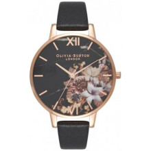 Watch Olivia Burton OB16CS01 Watch Black Leather Woman