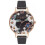 Olivia Burton Watch Olivia Burton OB16BF04 Watch bejeweled FLORALS Black Leather Woman 1