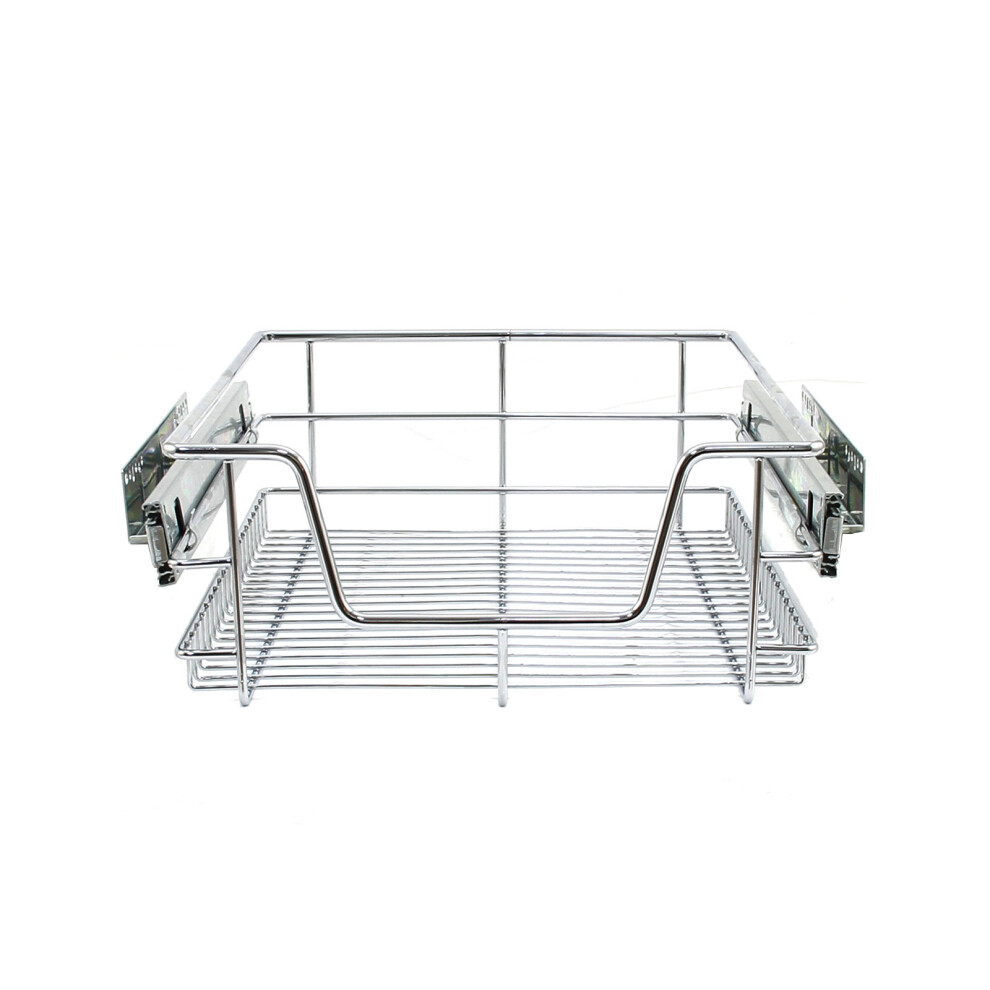 (Pack of 3) KuKoo Kitchen Pull Out Storage Baskets - 400mm