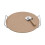 Premier Housewares Pizza Stone and Cutter Set With Chrome Stand, Stoneware, Natural 1