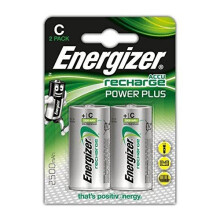 2 db Energizer ACCU újratölthető C méretű NiMH akkumulátorok (2500 mAh)