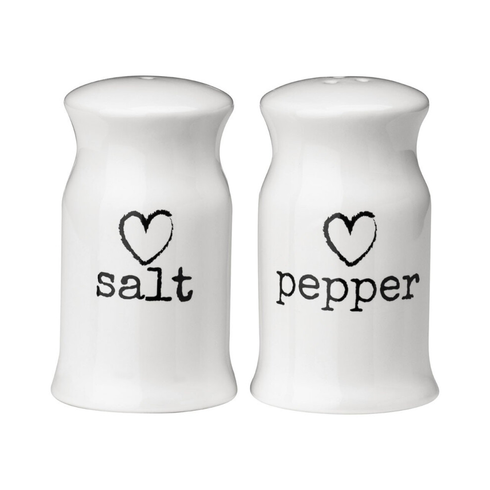 Charm Salt And Pepper Set, White