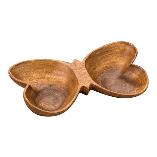 Premier Housewares Socorro Butterfly Serving Dish - Acacia Wood