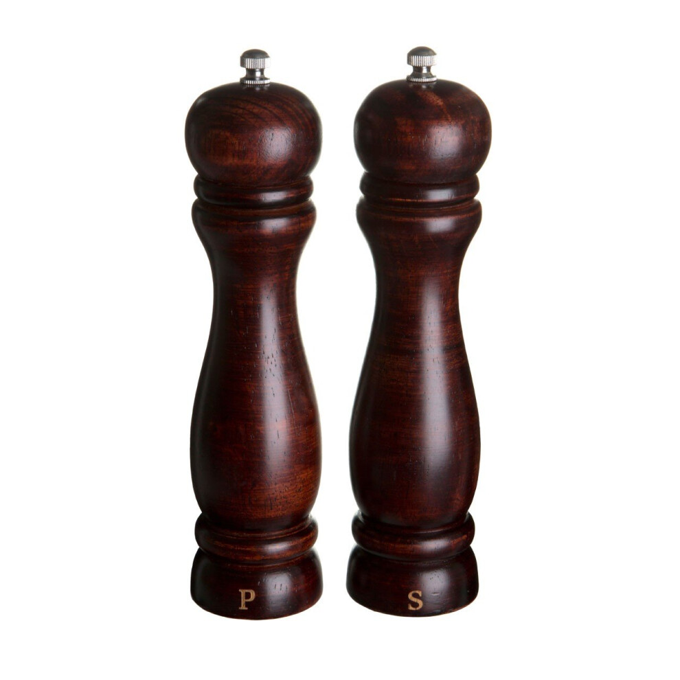 Salt and Pepper Mill Set, 8 inch - Walnut, Set of 2