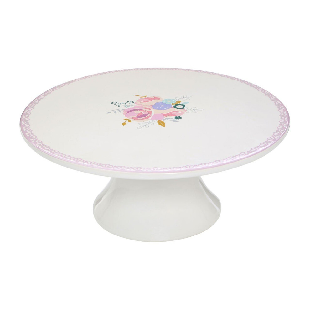 Elegant Floral Pattern Cake Stand, Durable Cake Stand For Parties, Stable Constructed Cake Display Stand