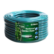Kingfisher 50 Metre Reinforced Green Garden Hose Quality Outdoor Watering