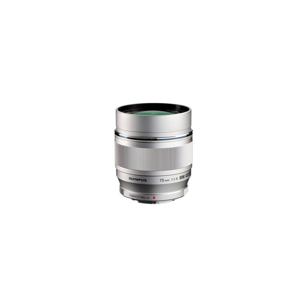 Olympus M.ZUIKO DIGITAL ED 75mm 1:1.8 Lens - Silver