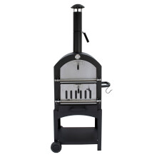 (Without Cover) Outdoor Pizza Oven & Charcoal Barbecue | Multi-Function Garden Oven