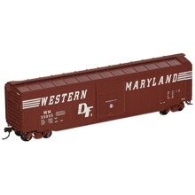 Bachmann Industries 50' Κινούμενο Θυρόπορτα Βαγόνι Western Maryland με Ταχύτητα