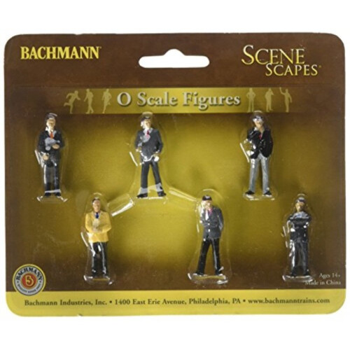 Bachmann Industries Miniature O Scale Figures Businessmen Train (6 Piece)