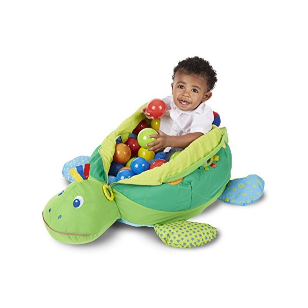 Melissa & Doug Kids Turtle Ball Pit With 60 Balls