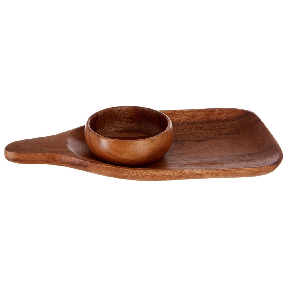 Socorro Serving Set, Acacia Wood