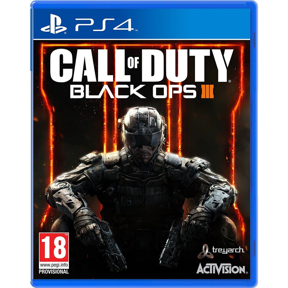 Playstation Call Of Duty Ops 3 Iii - Ps4 4 Black