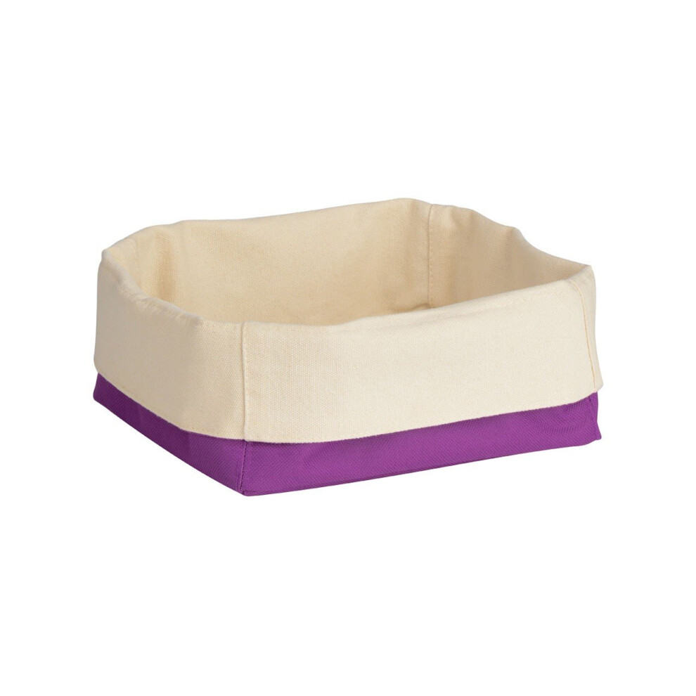 Bread Basket, Purple/Cream