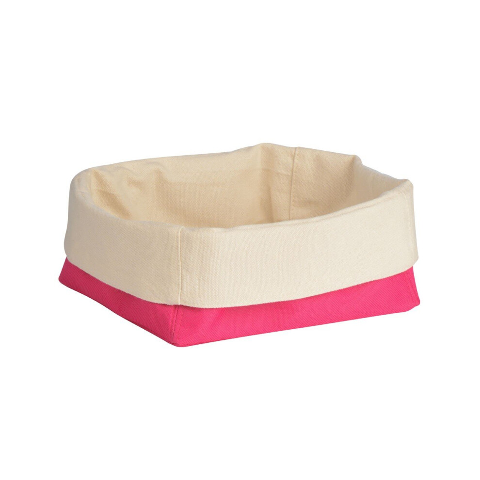 Bread Basket, Hot Pink/Cream