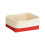 Premier Housewares Bread Basket, Red/Cream 1