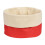 Premier Housewares Bread Basket, Red/Cream 1