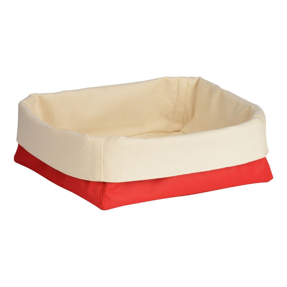 Bread Basket, Red/Cream