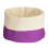 Premier Housewares Bread Basket, Purple/Cream 1