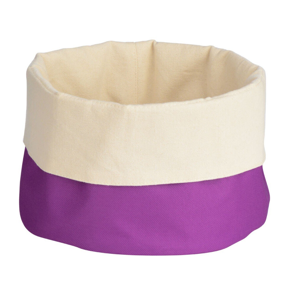 Bread Basket, Purple/Cream