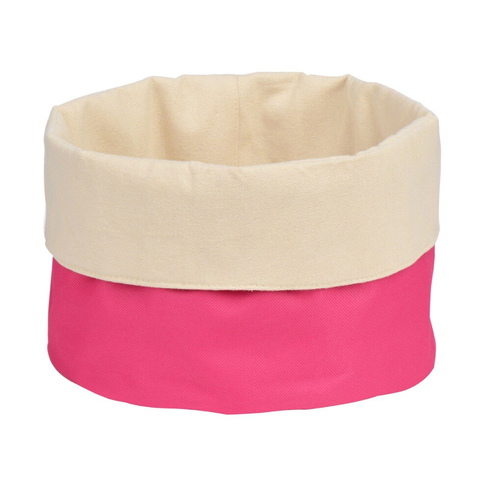 Premier Housewares Bread Basket, Hot Pink/Cream