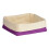 Premier Housewares Bread Basket, Purple/Cream 1