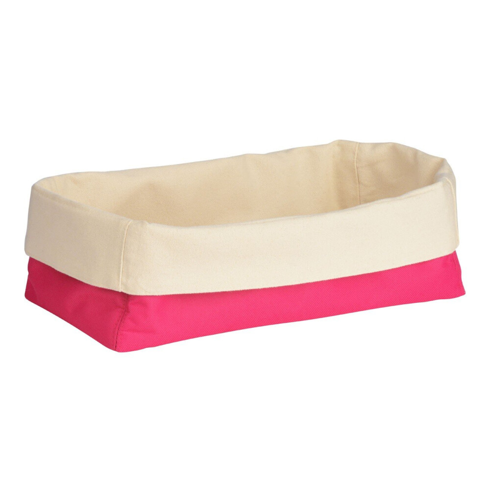 Premier Housewares Bread Basket, Hot Pink/Cream