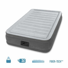 Intex 67766 Inflatable Single Mattress with Integrated Pump