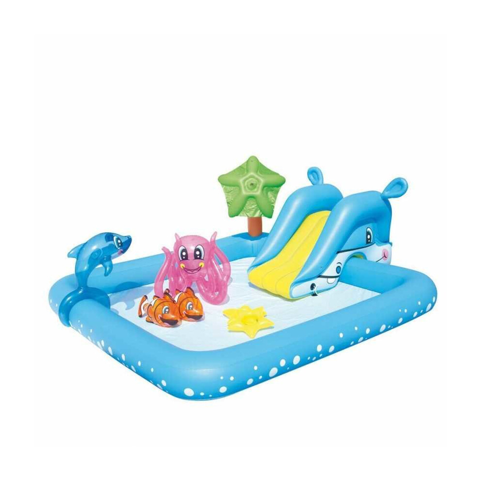 Bestway 53052 inflatable kiddie pool with aquarium theme