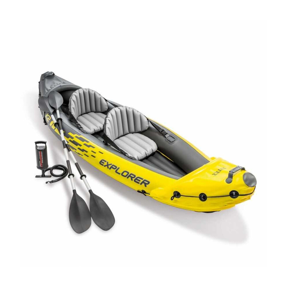 Intex 68307 Explorer K2 Inflatable Canoe for Two People