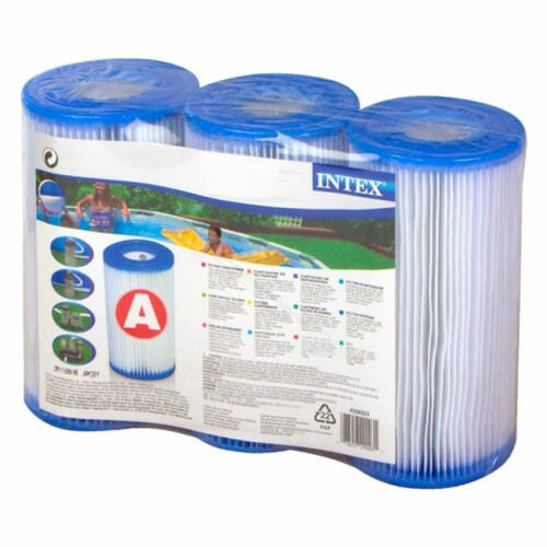 Intex Filterfilter Typ A - für die Poolpumpe Intex 29000 - 3 Stück 2