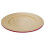 Premier Housewares Kyoto  Spun Bamboo Plate, Raspberry, 1