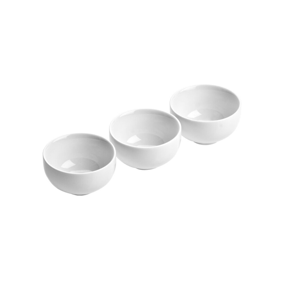 Set Of Three Entree Round Serving Dishes