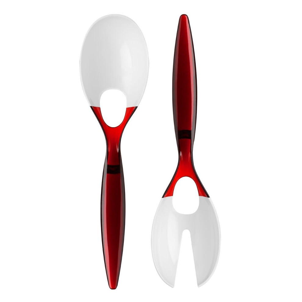 Salad Servers - Set of 2, Red