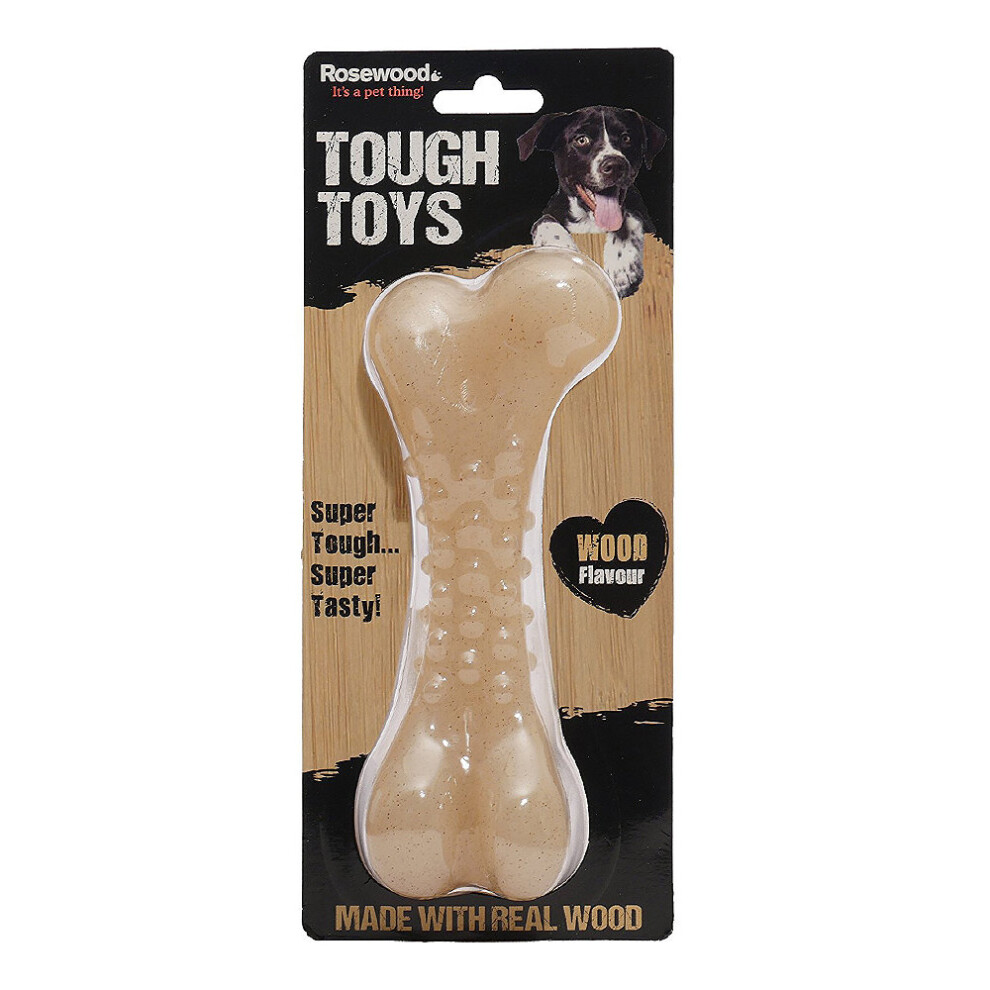 Rosewood Tough Toys Tough Wood Bone Large Dog Toy